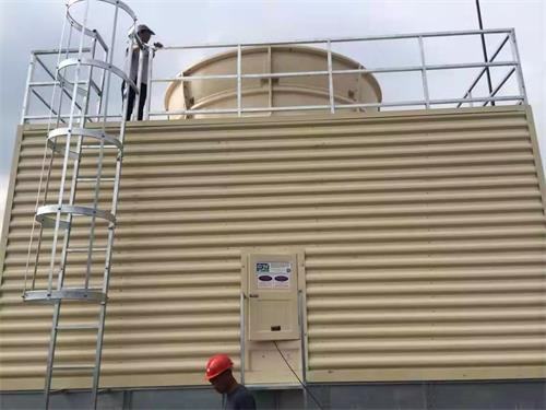 冷卻水塔降噪裝置隔音百葉窗金屬分離器,冷卻水塔降噪工程